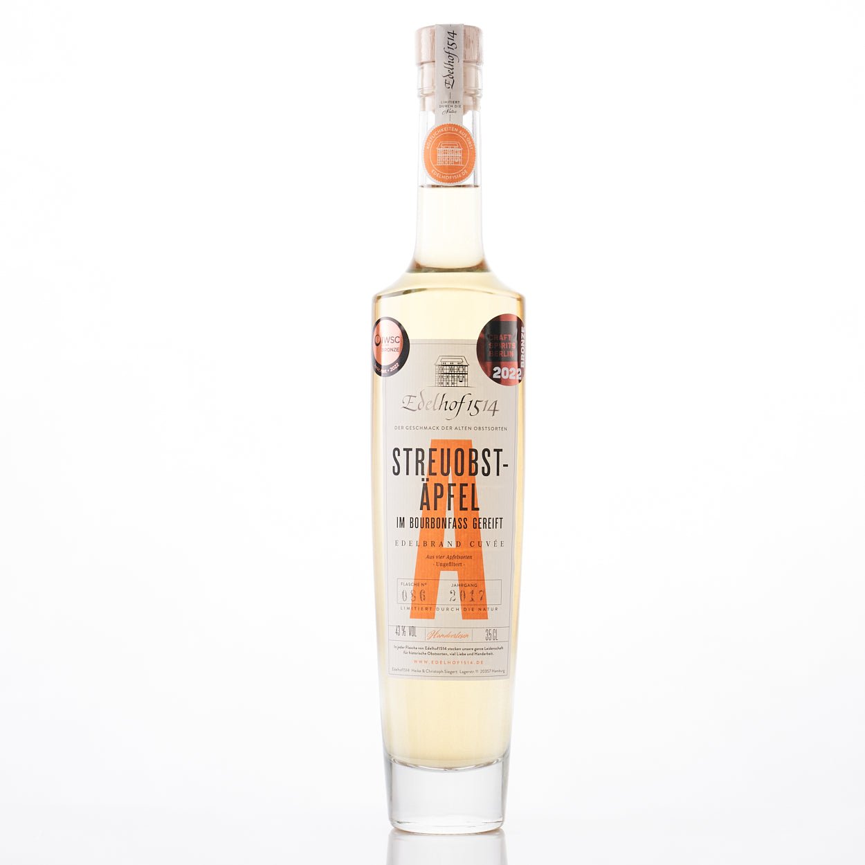Streuobstäpfel im Bourbonfass - Edelhof1514